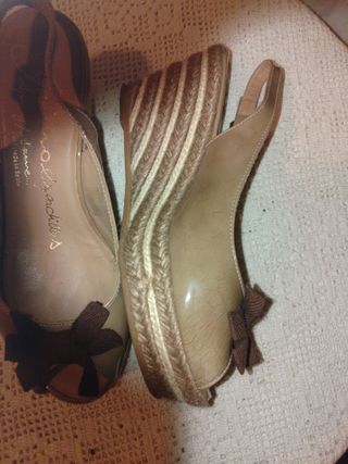 Sandalias cuña mujer hechas en España