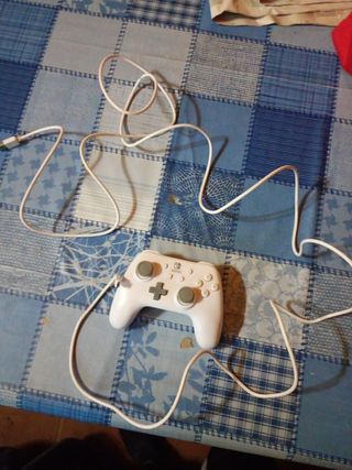 Mando Pro Nintendo Switch Blanco