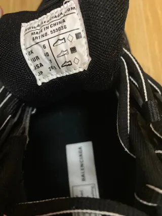 Balenciaga Track LED Negras Rojas