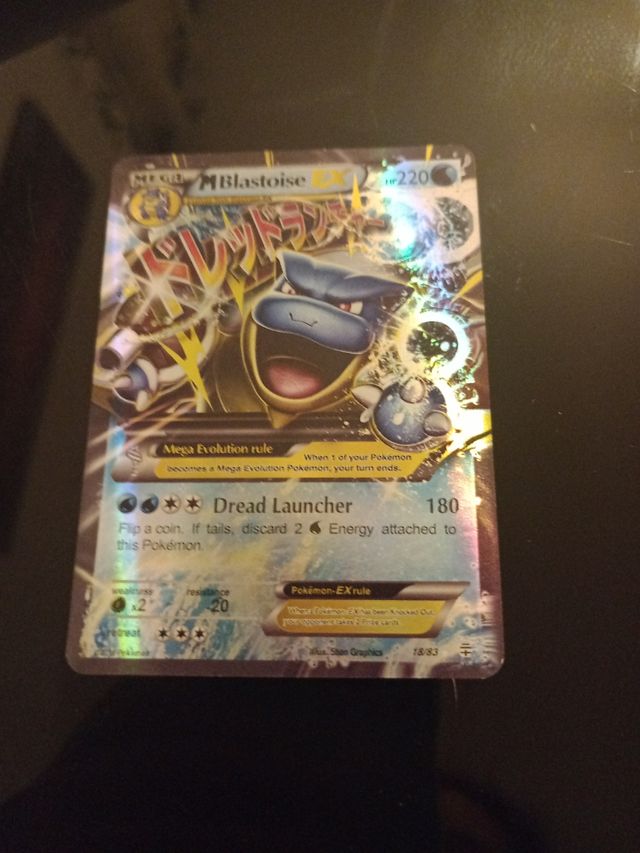 Carta Pokémon M Blastoise EX 18/83