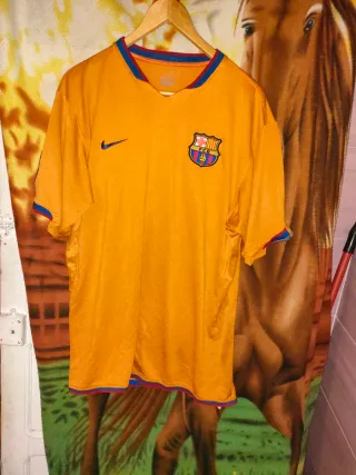 Camiseta FC Barcelona 2006-2007 Nike Naranja