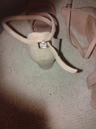 Sandalias Mujer Ideal Shoes Beige Talla 39