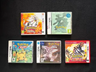 Pack 5 Juegos Pokémon Nintendo DS/3DS