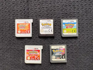 Pack 5 Juegos Pokémon Nintendo DS/3DS
