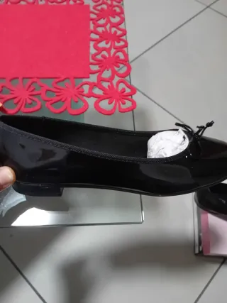 Ballerine donna nere vernice