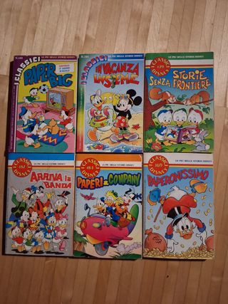 raccolta  n° 6 albi "i classici disney"