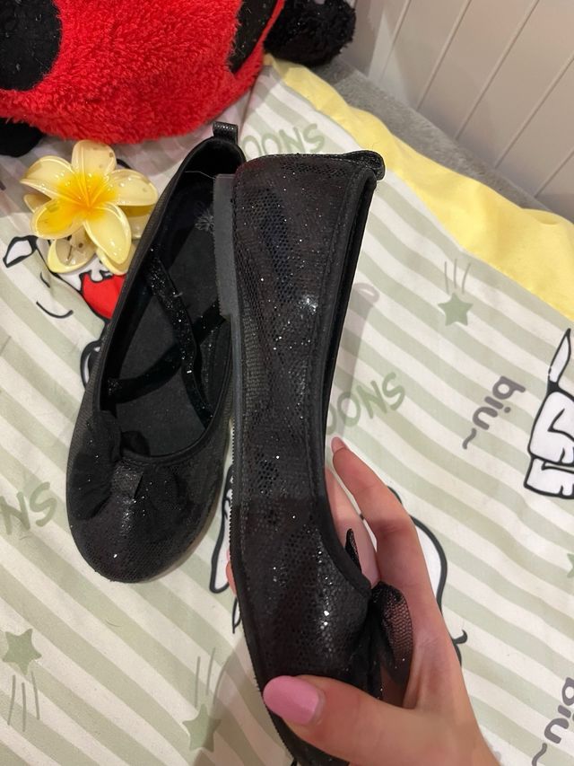 Bailarinas con purpurina TALLA 34