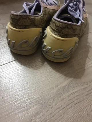Deportivas Gucci Beige Multicolor