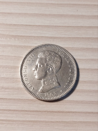 1 Peseta Alfonso XIII 1903