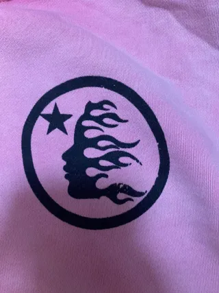 Sudadera Hellstar Rosa con Diseño