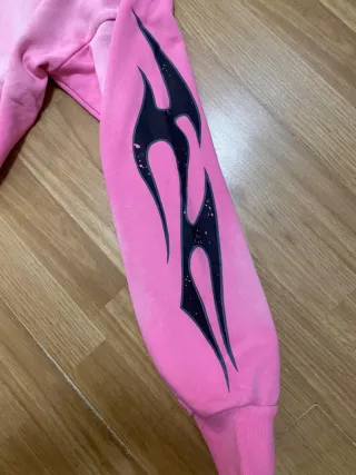 Sudadera Hellstar Rosa con Diseño