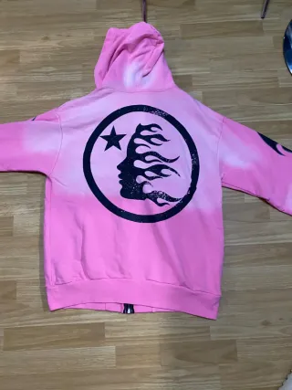 Sudadera Hellstar Rosa con Diseño