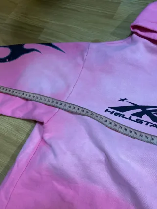 Sudadera Hellstar Rosa con Diseño