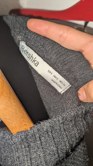 Jersey Bershka rayas blanco y negro