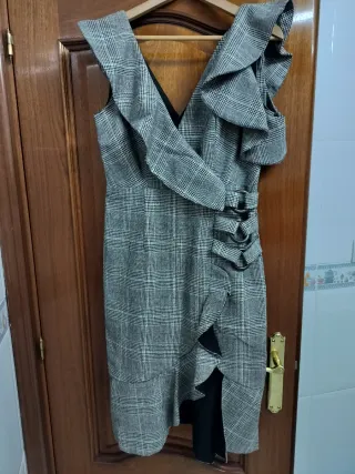 Vestido cuadros talla 40