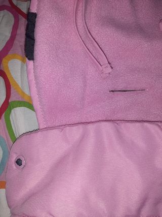 Saco Maclaren rosa para carrito de bebé