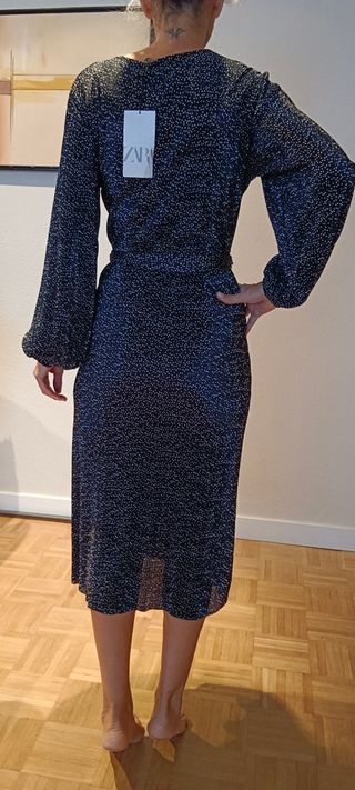 Vestido lunares zara nuevo