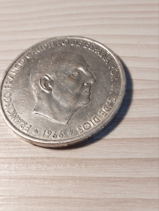 100 Pesetas 1966 Plata