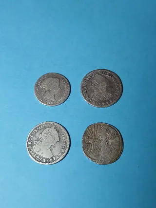 Lote monedas antiguas españolas