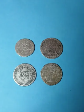 Lote monedas antiguas españolas
