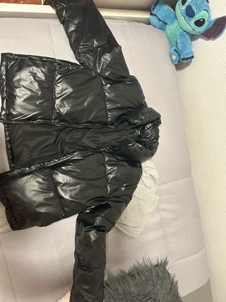 Chaqueta acolchada negra Mango Talla L