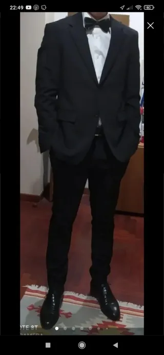Traje de chico negro
