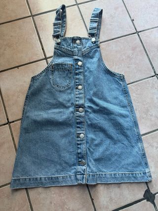 Salopette bambina in denim Zara 