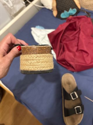 Sandalias negras talla 39