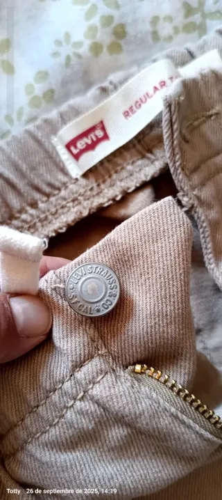 Pantalón Levis Beige Regular