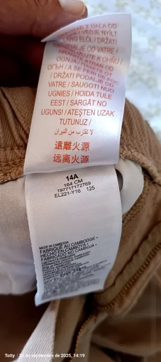 Pantalón Levis Beige Regular
