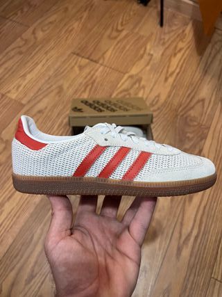 Adidas Samba OG Blanco/Rojo