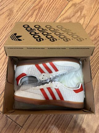 Adidas Samba OG Blanco/Rojo