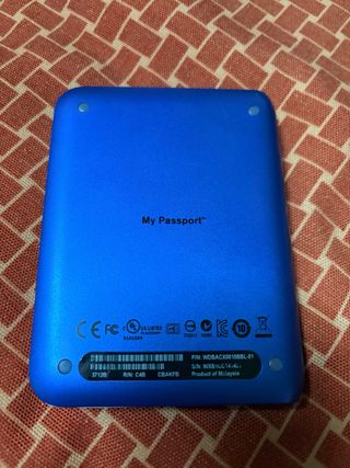 Disco Duro 1TB externo portatil USB WD my Passport