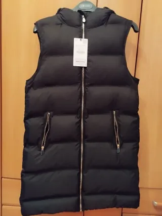 Chaleco acolchado Zara negro Talla S