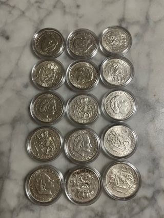 Lote de 15 monedas de plata Juliana