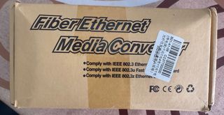 Convertidor Fibra Óptica Ethernet