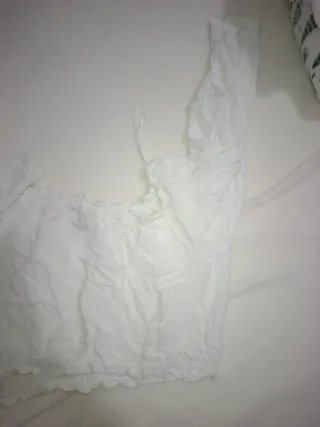Polo blanco corto