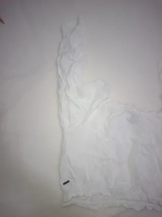 Polo blanco corto