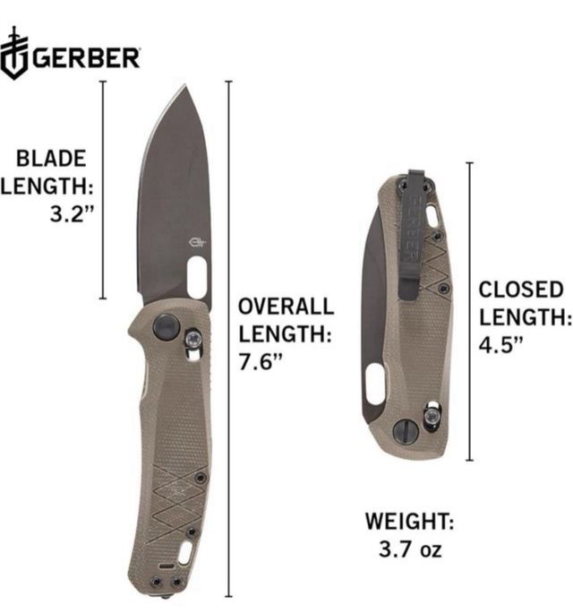 Cuchillo Gerber Scout Beige/Gris