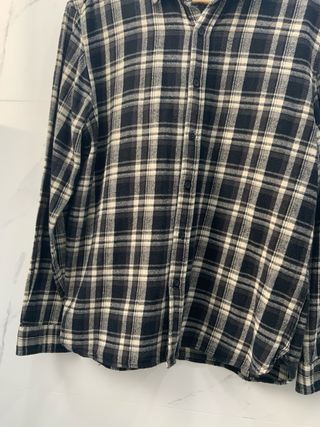 Camisa de franela cuadros hombre
