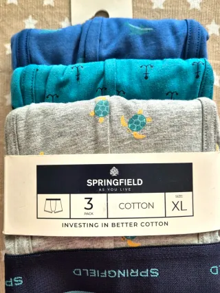 Pack 3 Calzoncillos Springfield Talla XL