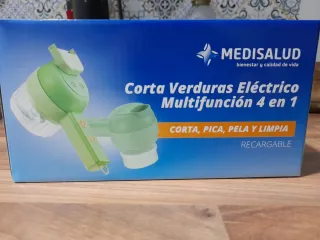 Corta Verduras Eléctrico Multifunción 4 en 1