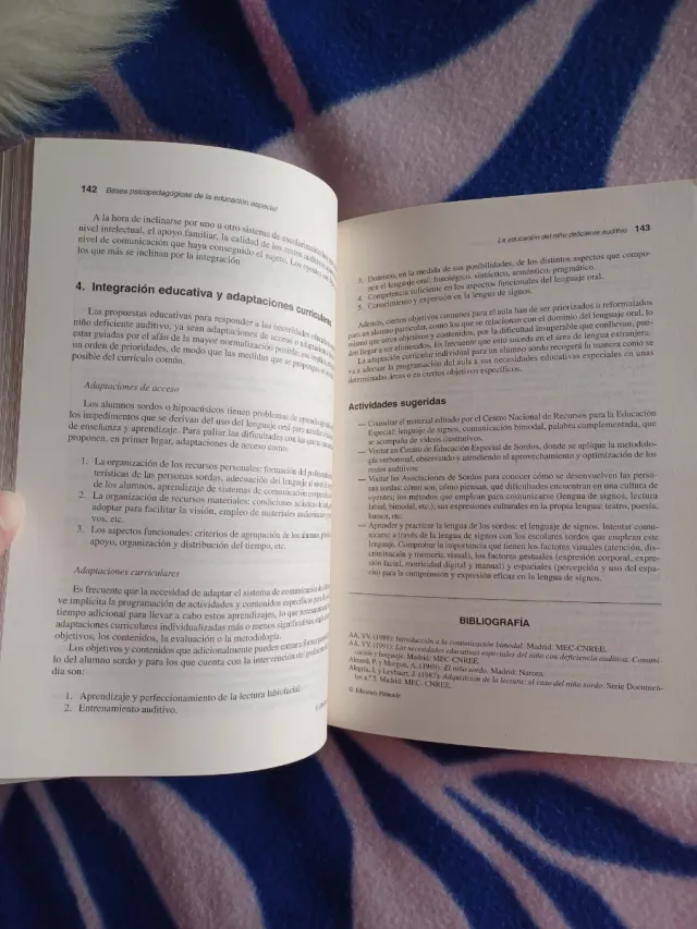"Bases psicopedagógicas de la educación especial"