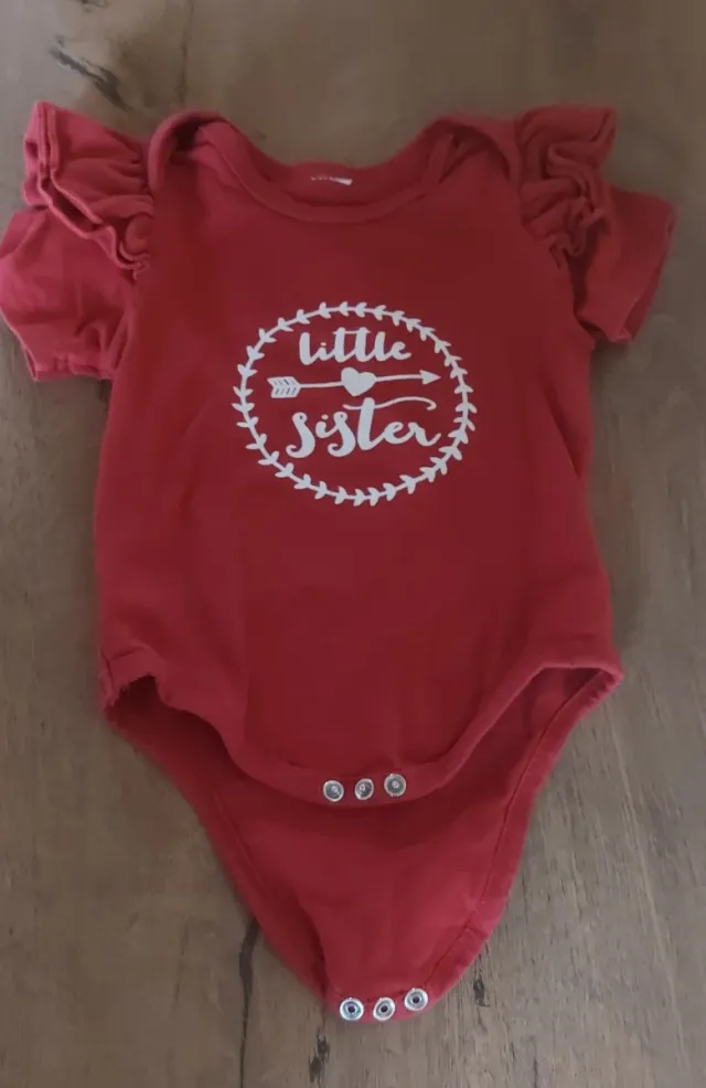 Body bebe little sister rojo