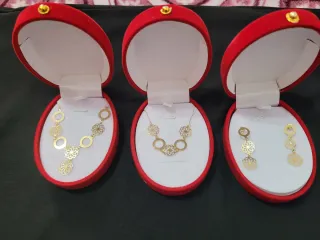 Conjunto de oro 18k