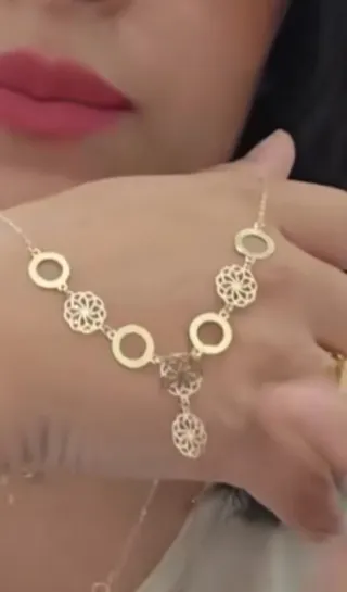 Conjunto de oro 18k
