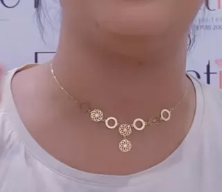 Conjunto de oro 18k