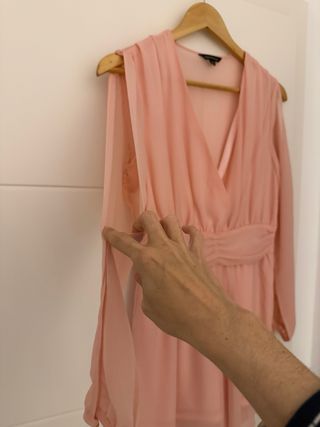 Mono gasa rosa talla S