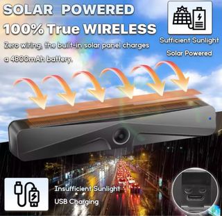 Cámara Solar Inalámbrica Trasera
