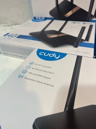 5 unidades Router Cudy AC1200 4G LTE Doble Banda